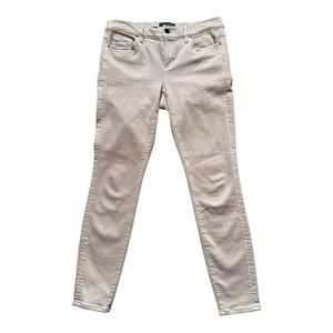 Ann Taylor Tan Mid-Rise Skinny Ankle Modern Fit Jeans Women’s Size 4 [B1]